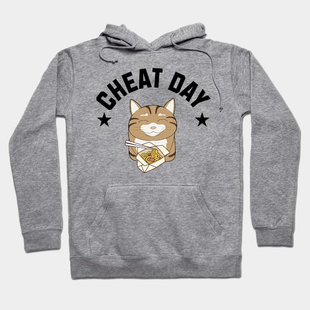 Cat Noods Cheat Day Hoodie by Middle of Nowhere